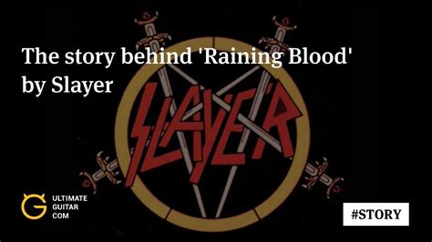  Raining Blood  Heavy Metal อันดุดันของ Slayer ที่มาพร้อมกับเสียงกีตาร์อันน่าสยองและทำนองร้องอันโหดเหี้ยม